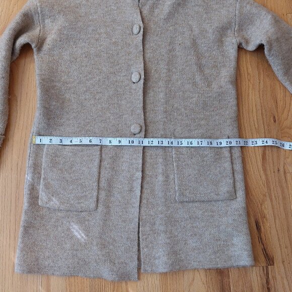 Ellen Tracy Long Knit Sweater Cardigan Coat - Picture 15 of 15